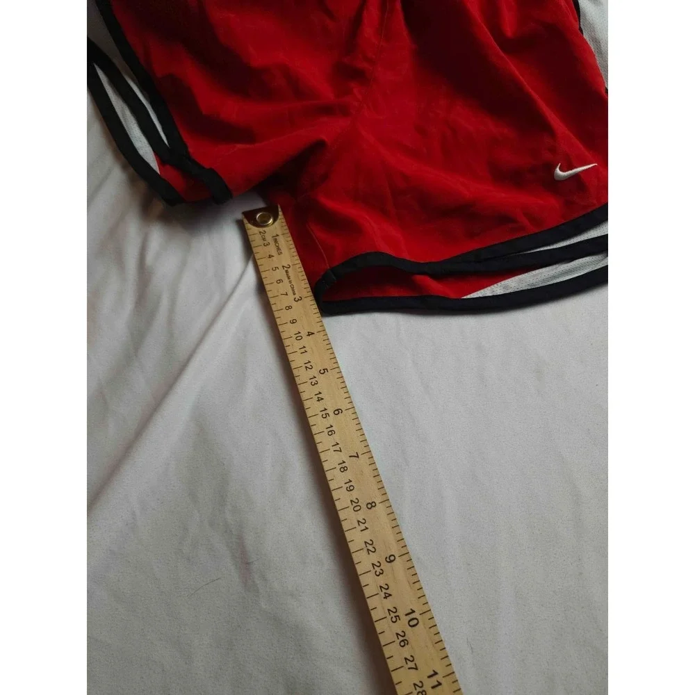 Nike Athletic Shorts Womens Size XS Red White Dri‎ Fit Running Training Outdoor